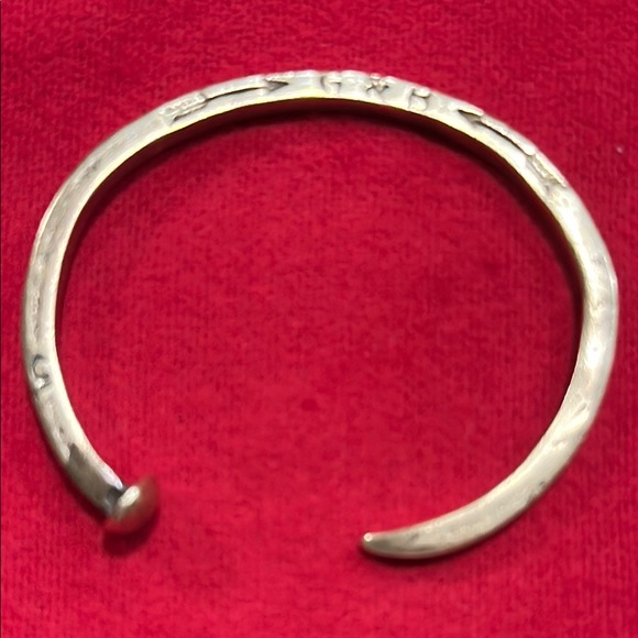 Giles & Brother Railroad Spike Solid Brass Bracelet - Picture 2 of 9